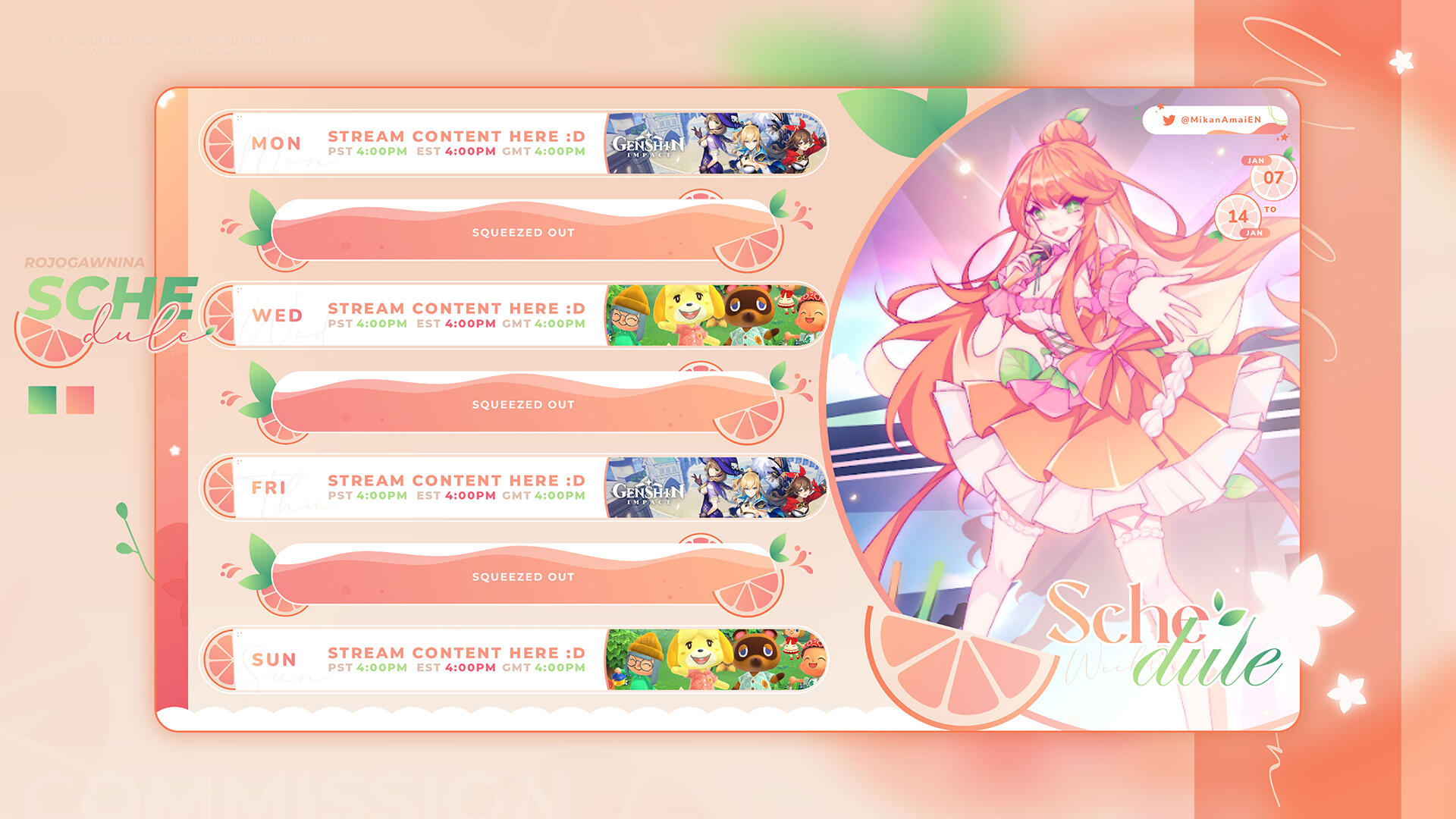 「 ✦ CLIENT @MIKANAMAIEN ✦ 」