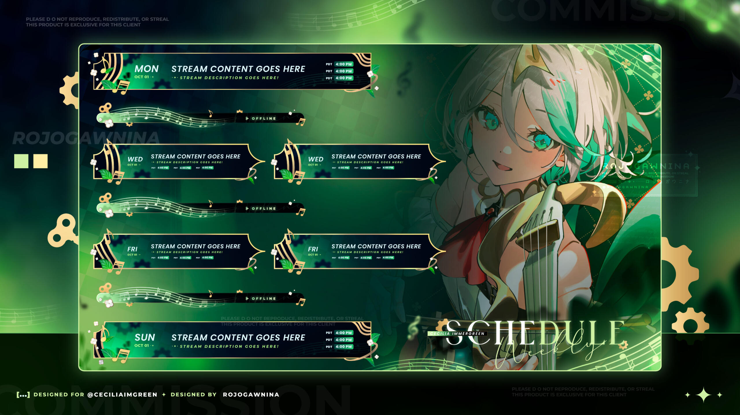 「 ✦ CLIENT @CECILIAIMGREEN✦ 」