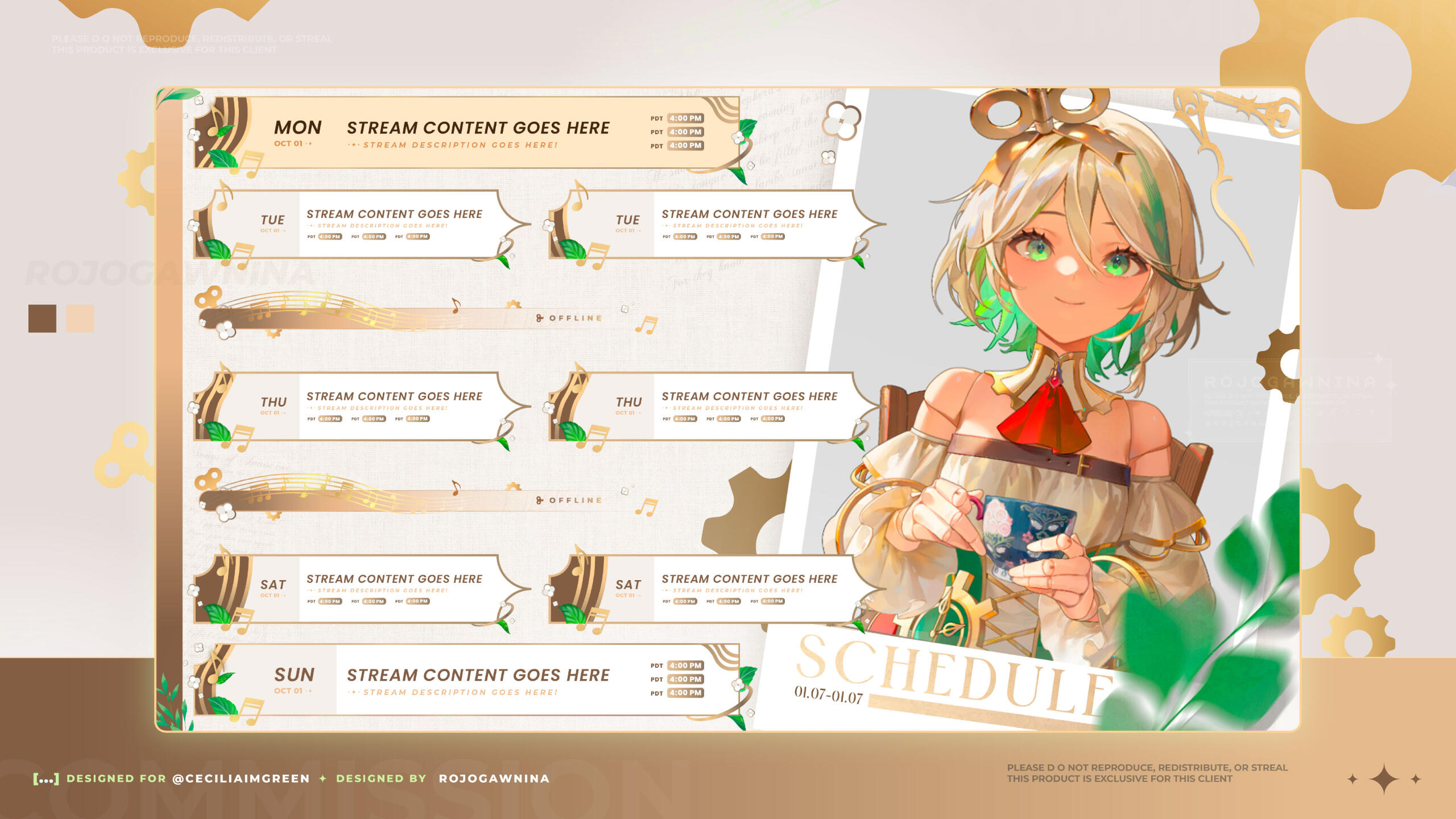 「 ✦ CLIENT @CECILIAIMGREEN✦ 」